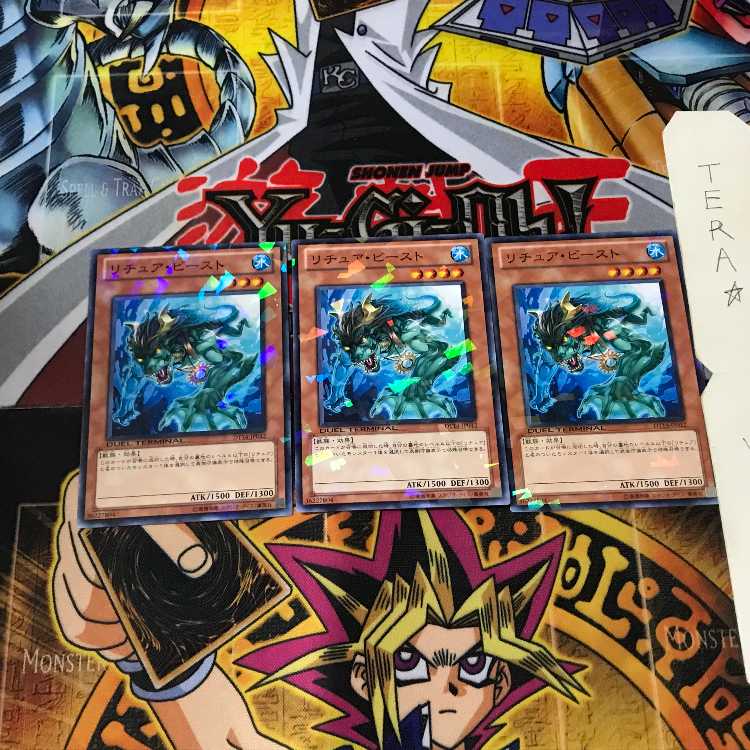 リチュア・ビースト DT14 6 デュエルターミナル 3枚セット てら