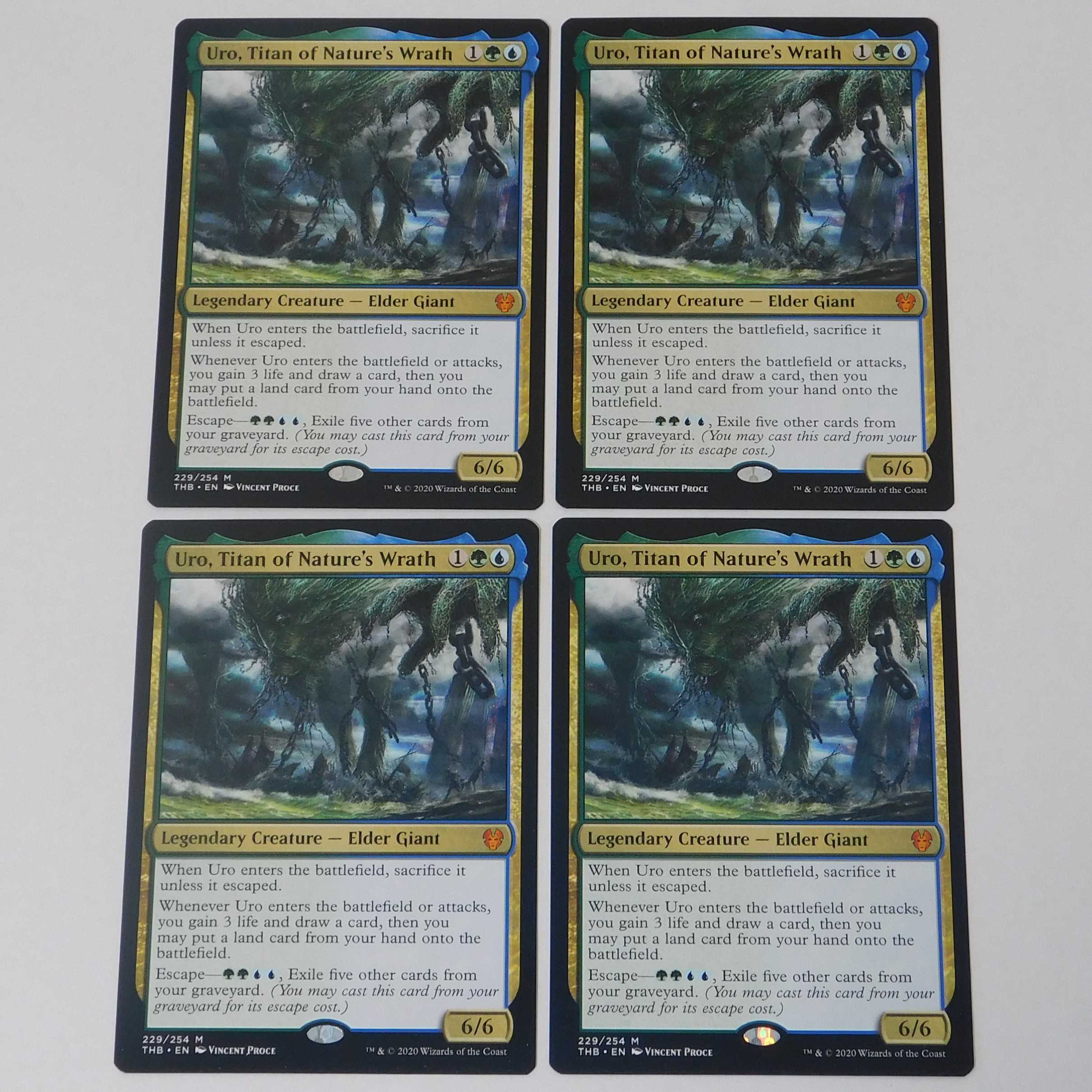 自然の怒りのタイタン、ウーロ/Uro 英4枚 ③