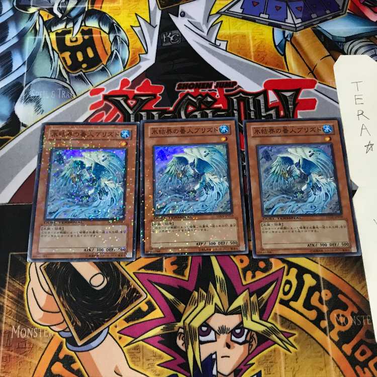氷結界の番人ブリズド DT01 6 デュエルターミナル 3枚セット てら