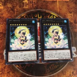 遊戯王★No.87 雪月花美神クイーン・オブ・ナイツ★レア二枚★