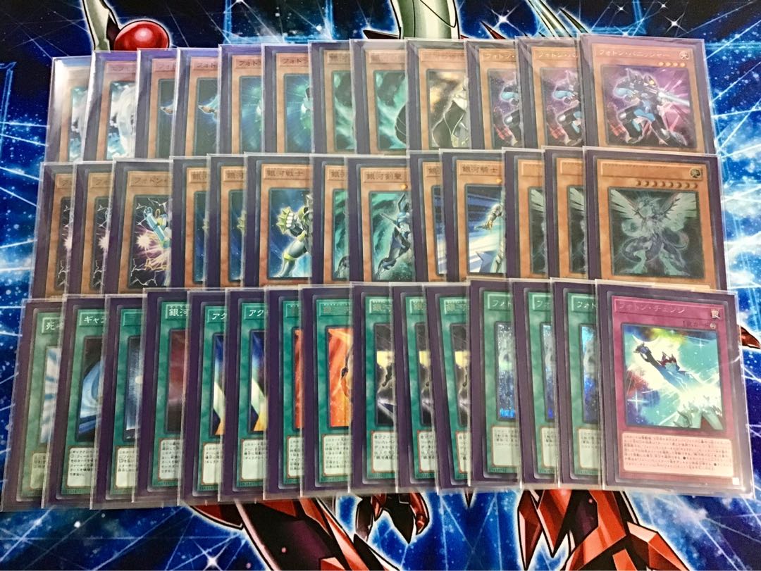 高レアリティ 【銀河眼デッキ】 メイン&エクストラ スリーブ セット