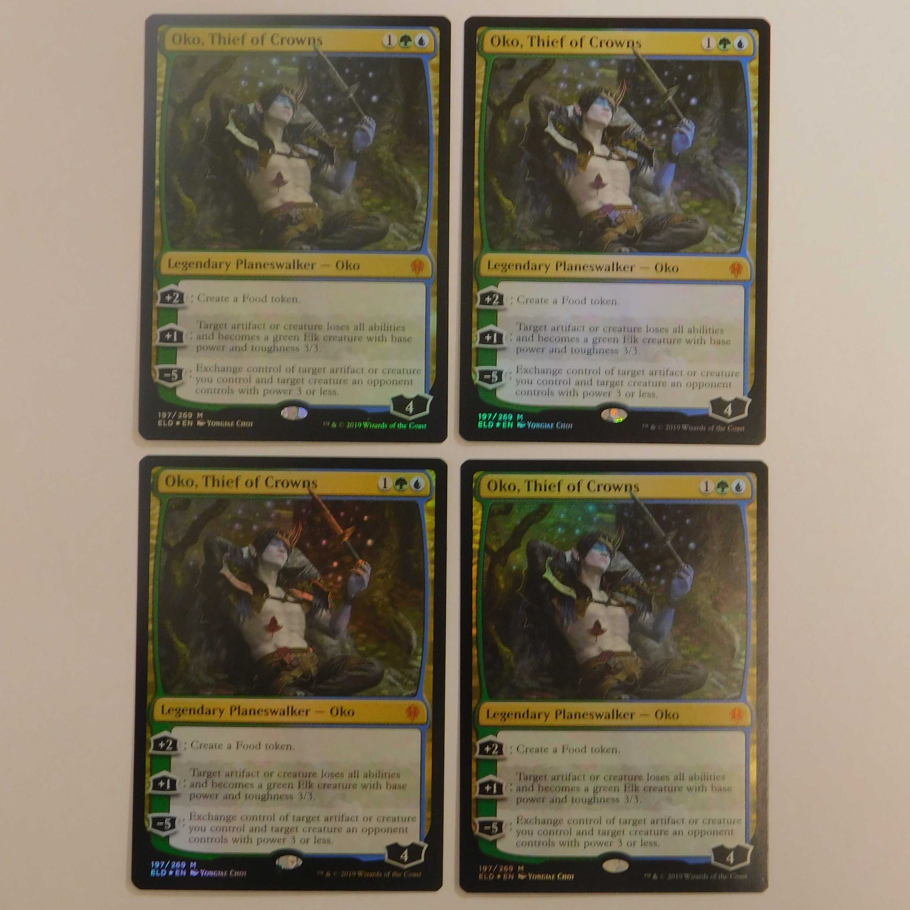 王冠泥棒、オーコ/Oko　通常版Foil　英４枚