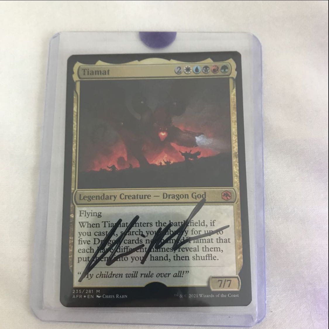 14,399円【PSA10】MTG ティアマト（日本語）拡張foil