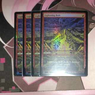 Lightning Bolt secret lair Foil 4 copies