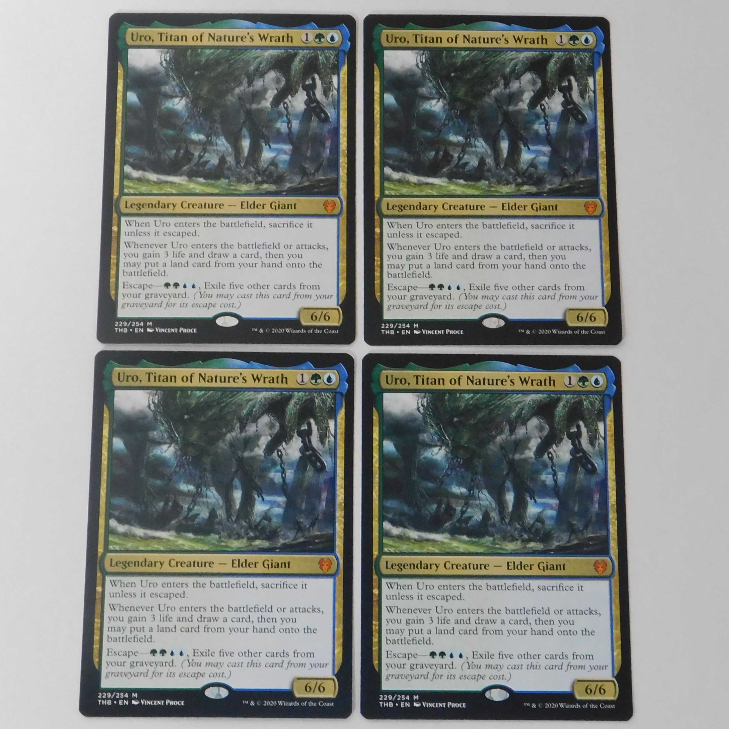 自然の怒りのタイタン、ウーロ／Uro　英４枚　④