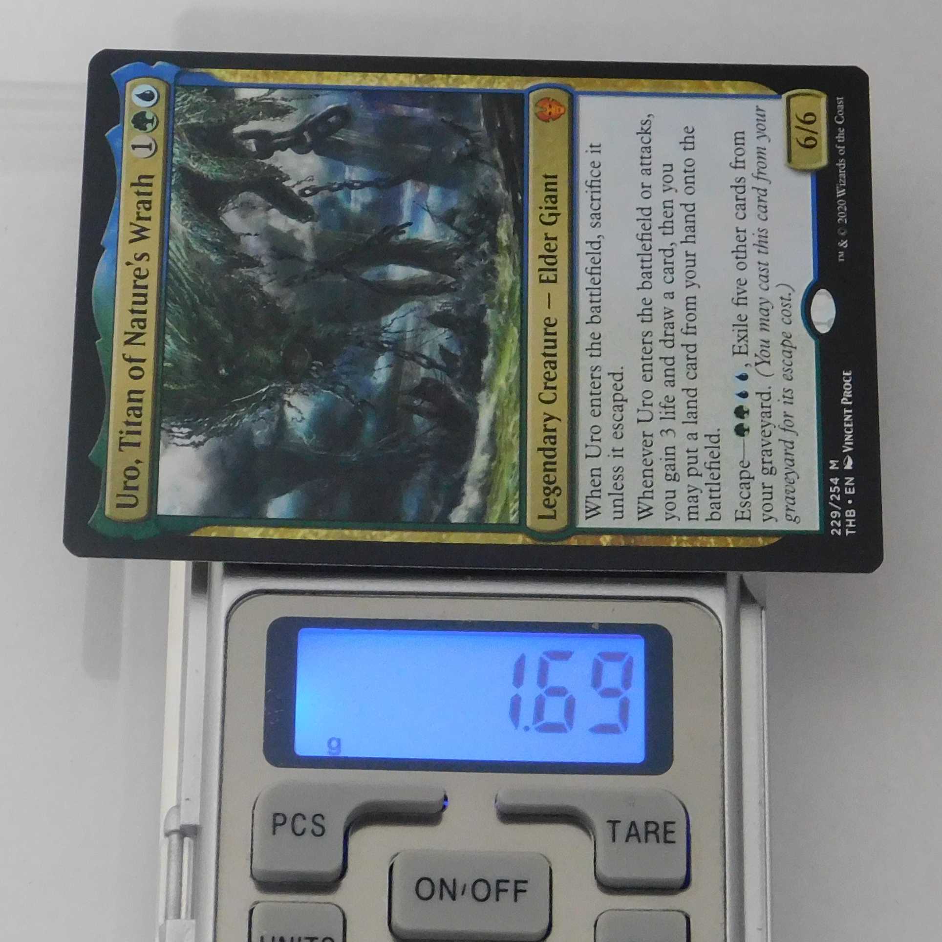 自然の怒りのタイタン、ウーロ／Uro　英４枚　④