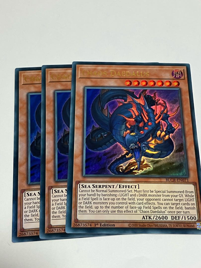 Chaos Daedalus English EU edition 3 copies