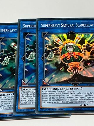 Superheavy Samurai Scarecrow English EU edition 3 copies