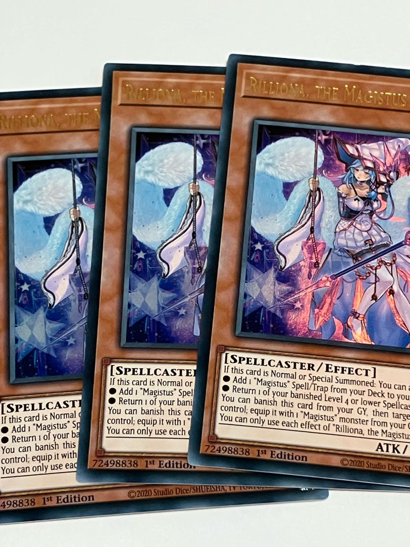 Rilliona, the Magistus of Verre English EU edition 3 copies