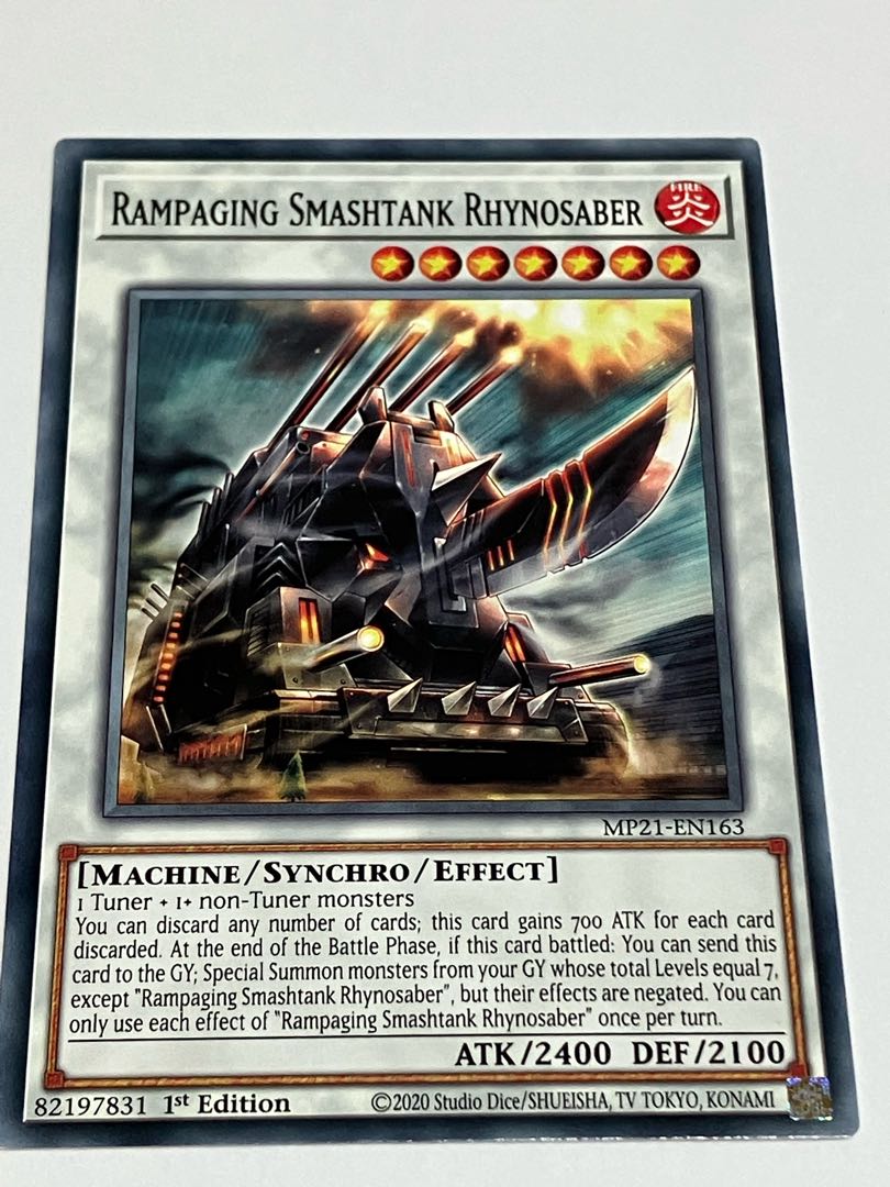 Rampaging Smashtank Rhynosaber English EU version