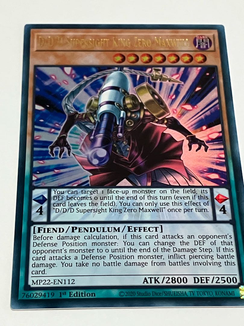 D/D/D Supersight King Zero Maxwell English EU version