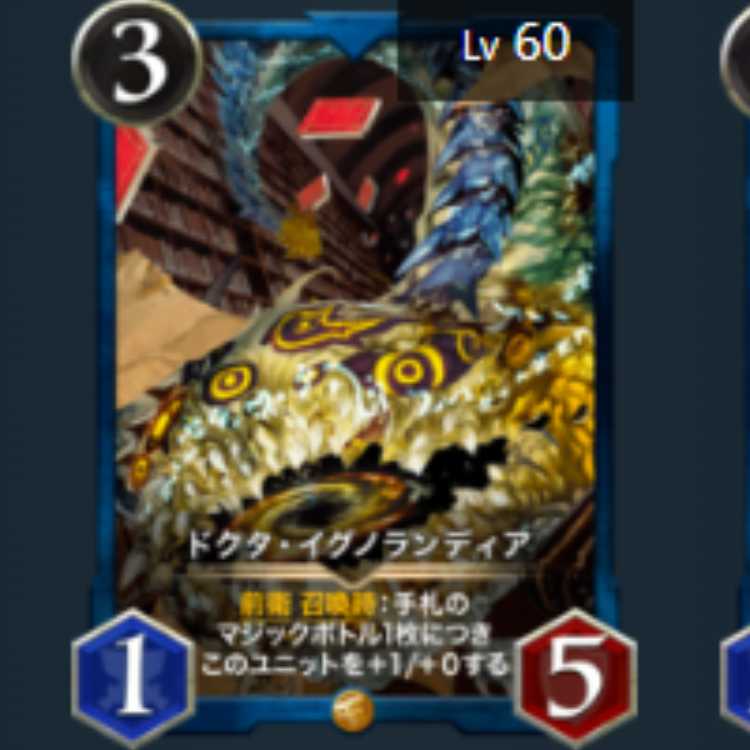 ドクタ・イグノランディア　2枚　スピあり　Lv60　Lv60　ゴールド