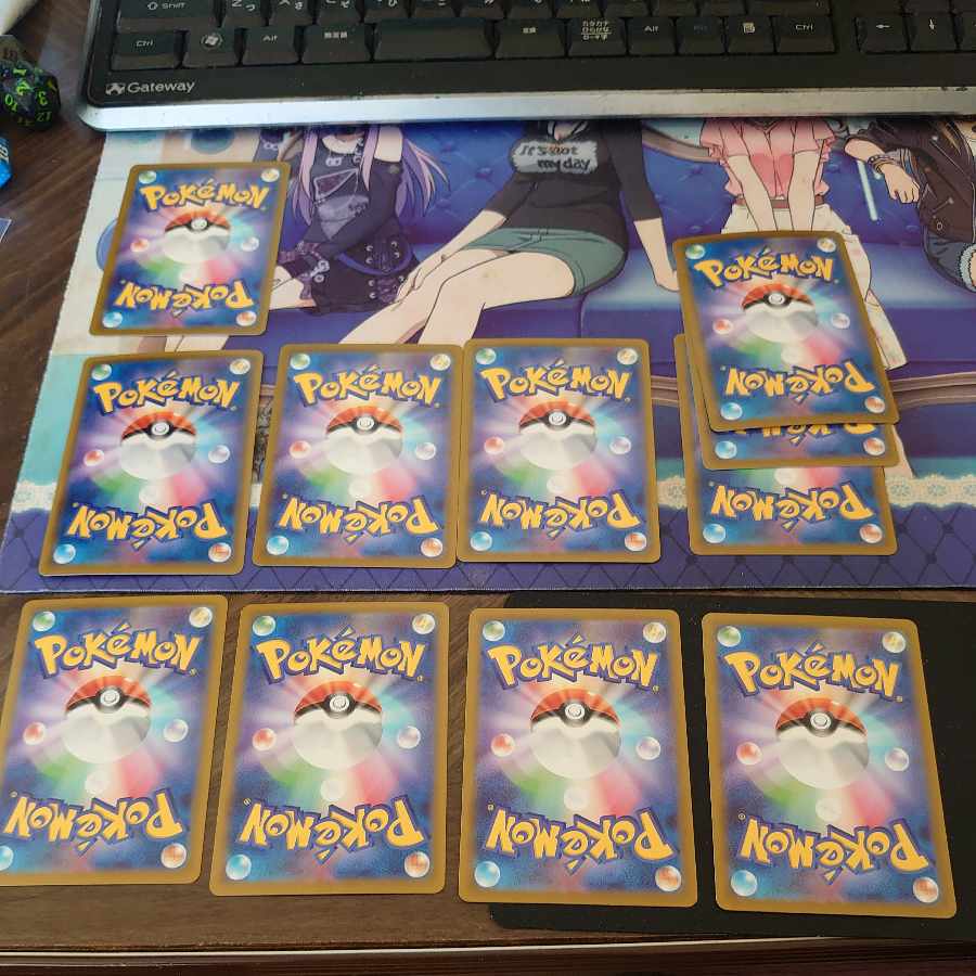 Additional note: Pokémon cards sold in bulk.