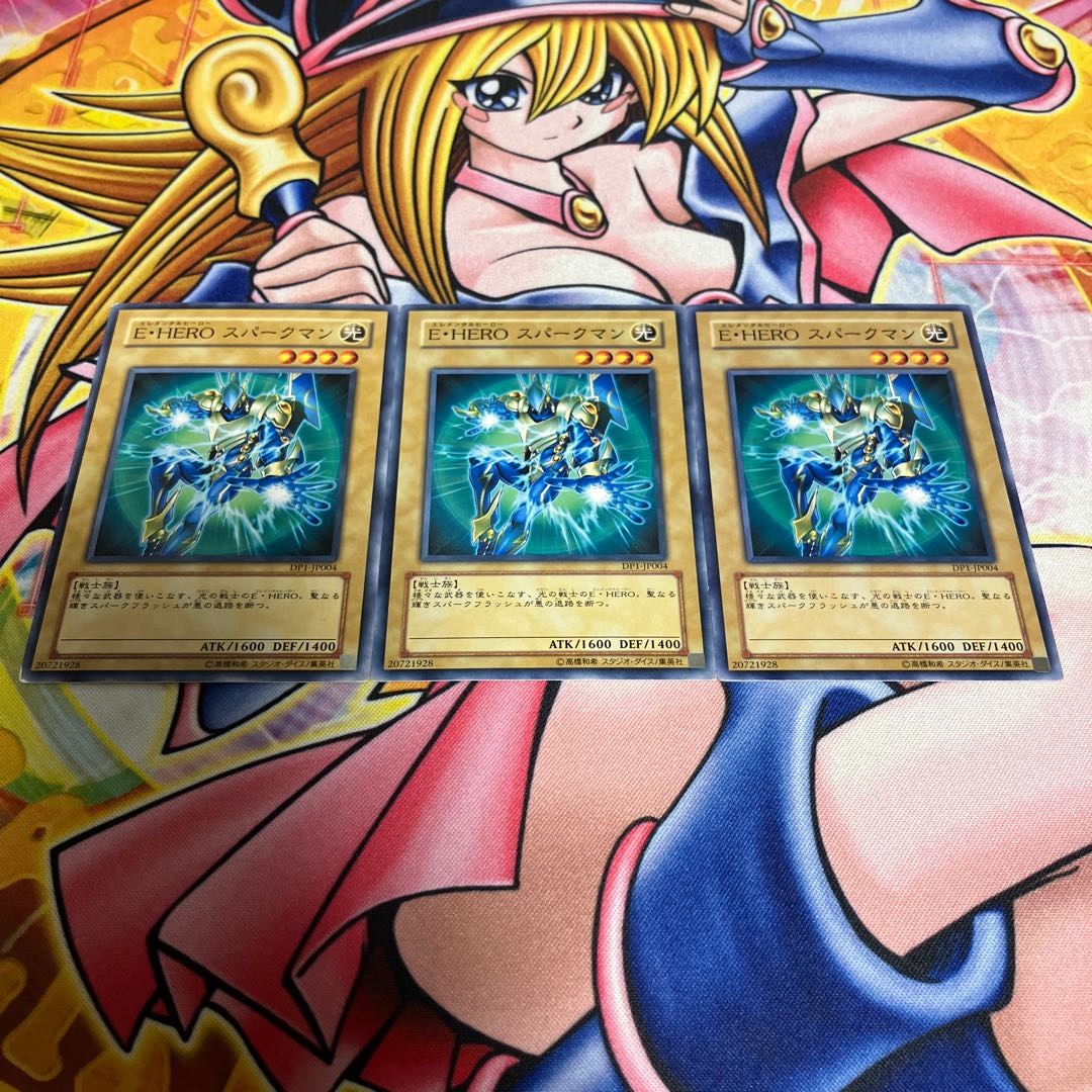 Elemental HERO Sparkman with scratches, normal JP004