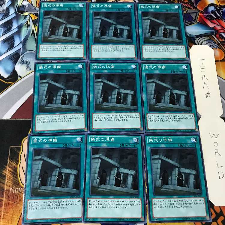 Preparation of Rites DE04 1 Normal, set of 9 Tera.