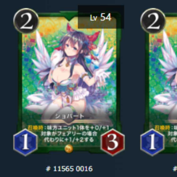 ショパート　2枚　スピあり　Lv56　Lv54　ゴールド