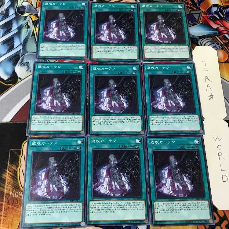 遮攻カーテン RIRA 1 ノーマル 9枚セット てら