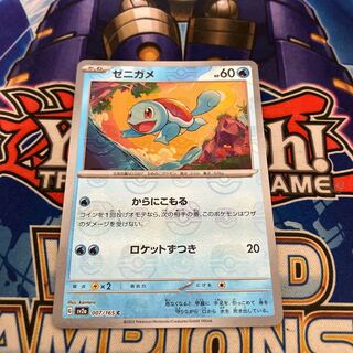 Squirtle (Master Ball pattern/mirror) C 007/165