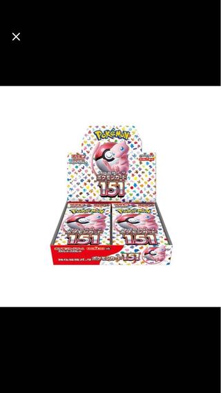 強化拡張パック「ポケモンカード151（イチゴーイチ）」 未開封BOX  4BOX