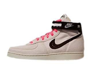 Stussy x Nike Vandal High "Fossil/Pink" 27.5cm