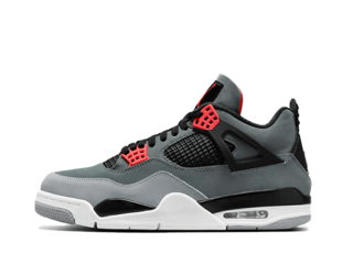 Nike Air Jordan 4 Retro "Infra Red" Dark Grey/Infra Red 23 Black Cement Grey 28cm