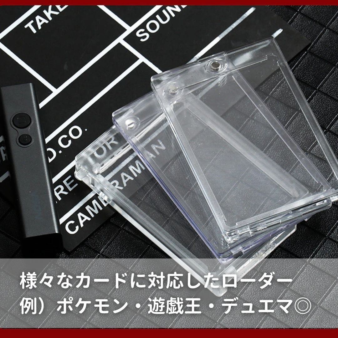 New and unused] case loader pokemon cards pokemon cards pokemon cards magnet 100 cards set protection case card drawder 35pt