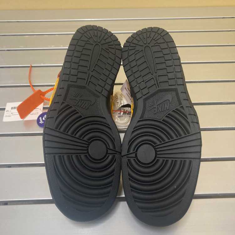 Off Ho Wight x Nike Air Rubber Dunk Low "University Gold" University Gold/Black 26.5cm