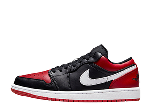 Nike Air Jordan 1 Low "Bred Toe" Red/White/Black 30cm