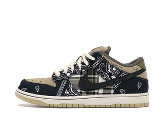 Travis Scott x Nike SB Dunk Low Black/Parachute Beige 27cm