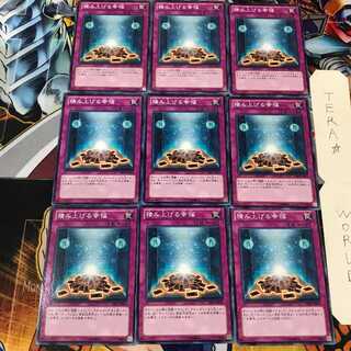 積み上げる幸福 DE01 2 ノーマル 9枚セット てら