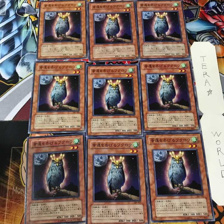 幸運を告げるフクロウ 301 2 ノーマル 9枚セット てら