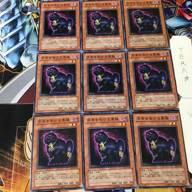 不幸を告げる黒猫 EE1 2 ノーマル 9枚セット てら