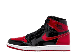 Nike Air Jordan 1 Retro High Og "Bred Patent" Black/White-Varsity Red 26.5cm