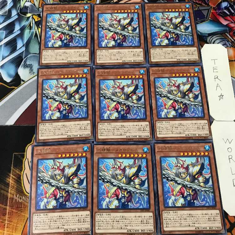Water Seirin Scale - Megaloabis LVP1 4 Rare Set of 9 Tera