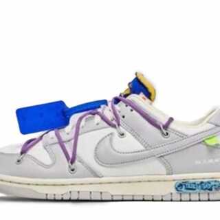 Off Ho Wight x Nike Dunk Low "Sail/Slate Warrior Ral Gray" 26.5cm