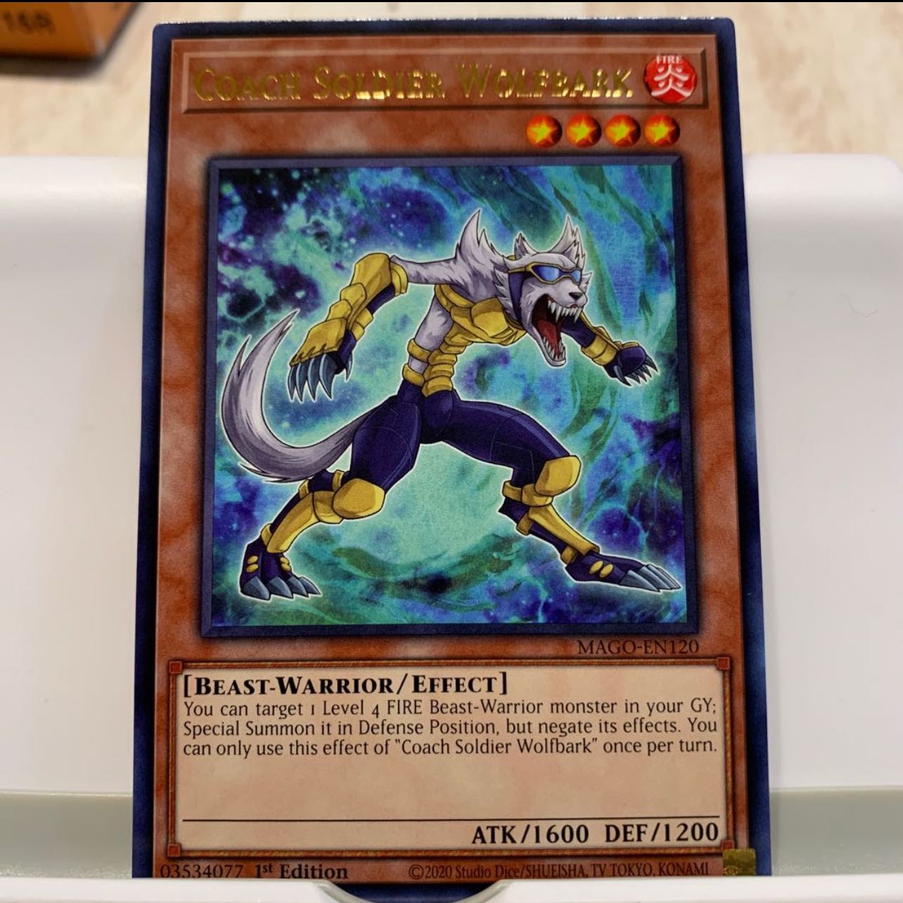 No.65 P屋 熱血獣士ウルフバーク【ゴールドレターレア】