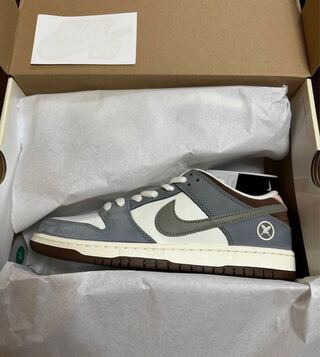 Yuto Horigome x Nike SB Dunk Low Pro QS "Wolf Grey" Pink/Brown 27.5cm