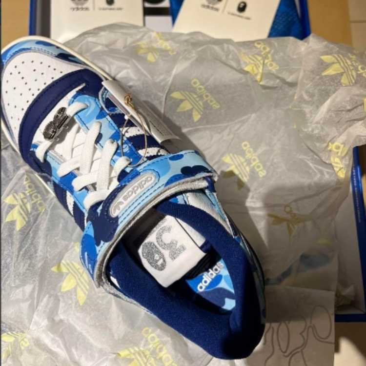 BAPE×adidas Forum84 low 30th anniversary 27cm