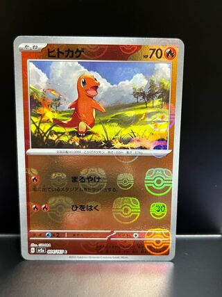 ヒトカゲ(マスターボール柄/ミラー仕様) C 004/165