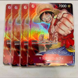 ワンピースカード  モンキー・d・ルフィ  プロモ  プレミアムカードコレクション  パラレル  未開封  4枚