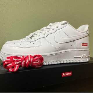 Supreme Nike Air Force 1 Low White 24.5cm