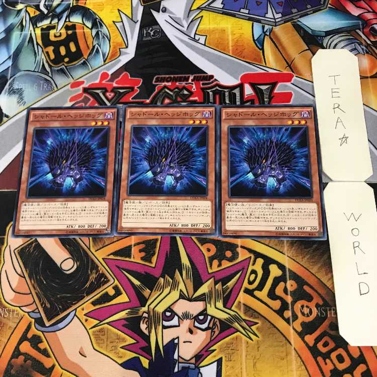 Shaddoll Hedgehog 3 Normal Set of 3 Tera