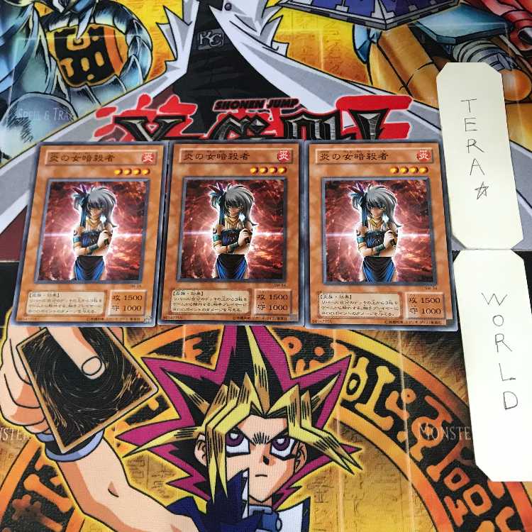 Lady Assailant of Flames 2nd period ver 4 normal, set of 3 Tera