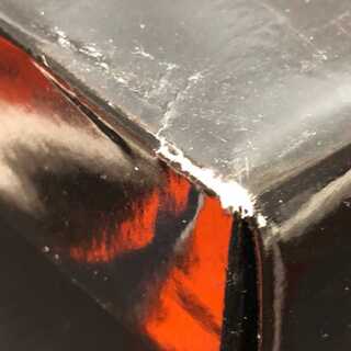 ナイキ エアジョーダン1 レトロ ハイ Og "ブレッド パテント" ブラック/ホワイトバーシティ レッド 28cm