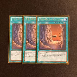 e254 Sleeping Valley of Kings - Necro Valley, set of 3 Gold Rare, Yu-Gi-Oh Treasure