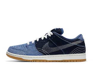 Nike SB Dunk Low Prm "Sashiko" Mystic Navy/Sail-Mystic Navy-Gum Light Brown 26cm