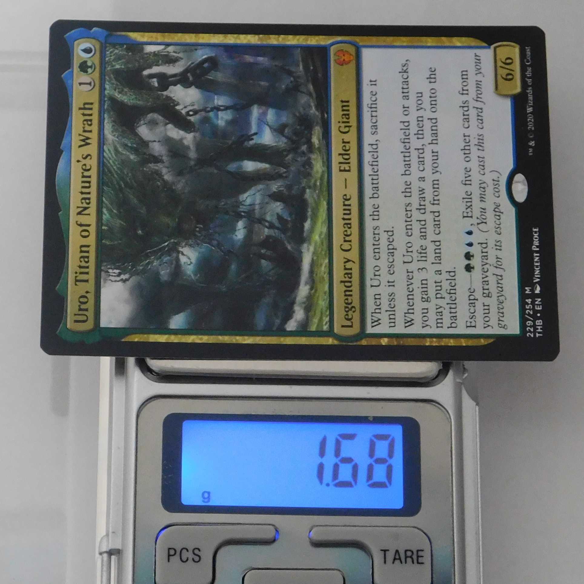 自然の怒りのタイタン、ウーロ／Uro　英４枚　⑤