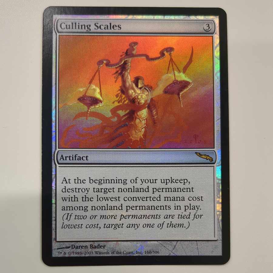 MRD] foil Culling Scales [English