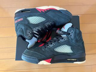 Nike Women's Air Jordan 5 Gore-Tex "Off Noir" Off Noir/Moltres Red/Black 27.5cm