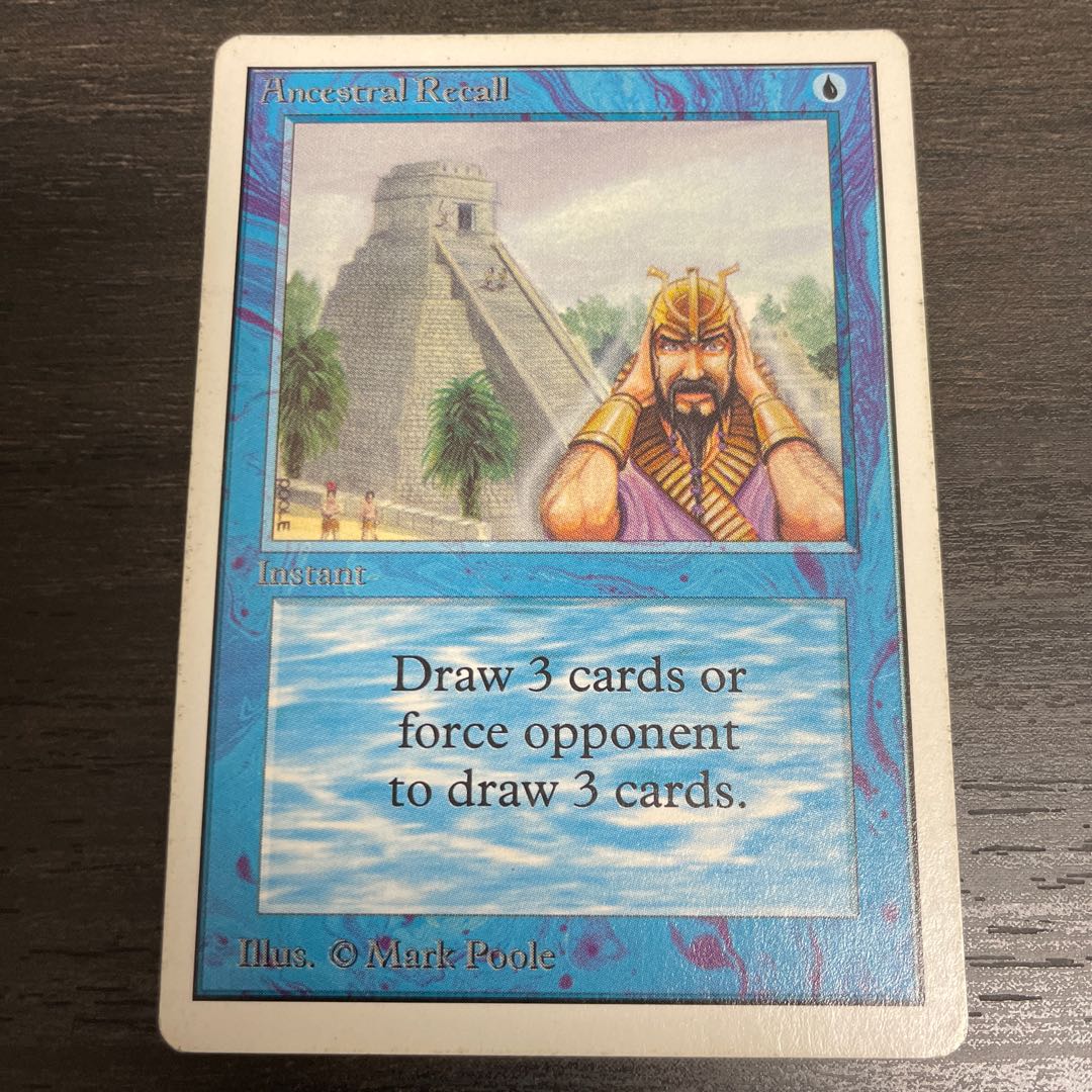 マジック：ザ・ギャザリング MTG Ancestral Recall 2ED Ancestral Recall 2ED (Used) （1517401054）| magi -TCG